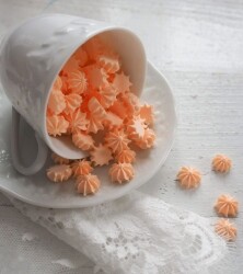 мини безе персиковые