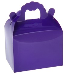 Коробка сборная пластик фиолетовый