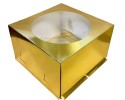коробка 30 30 19 золото