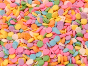 конфетти пастельное