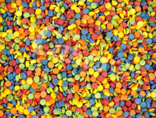 конфетти яркие