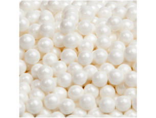 шарики жемчуг белый